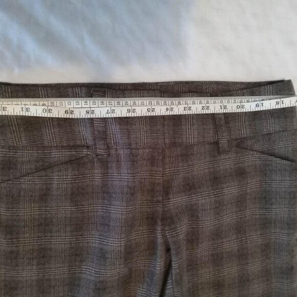 Hippie pants with checks and thin lines in shades of brown and black - Picture 9 of 9